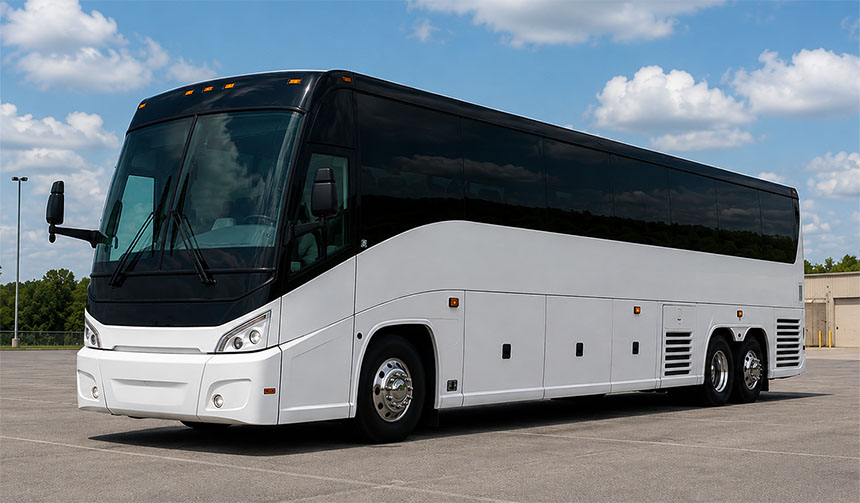 56-passenger charter bus available in Arvada, CO