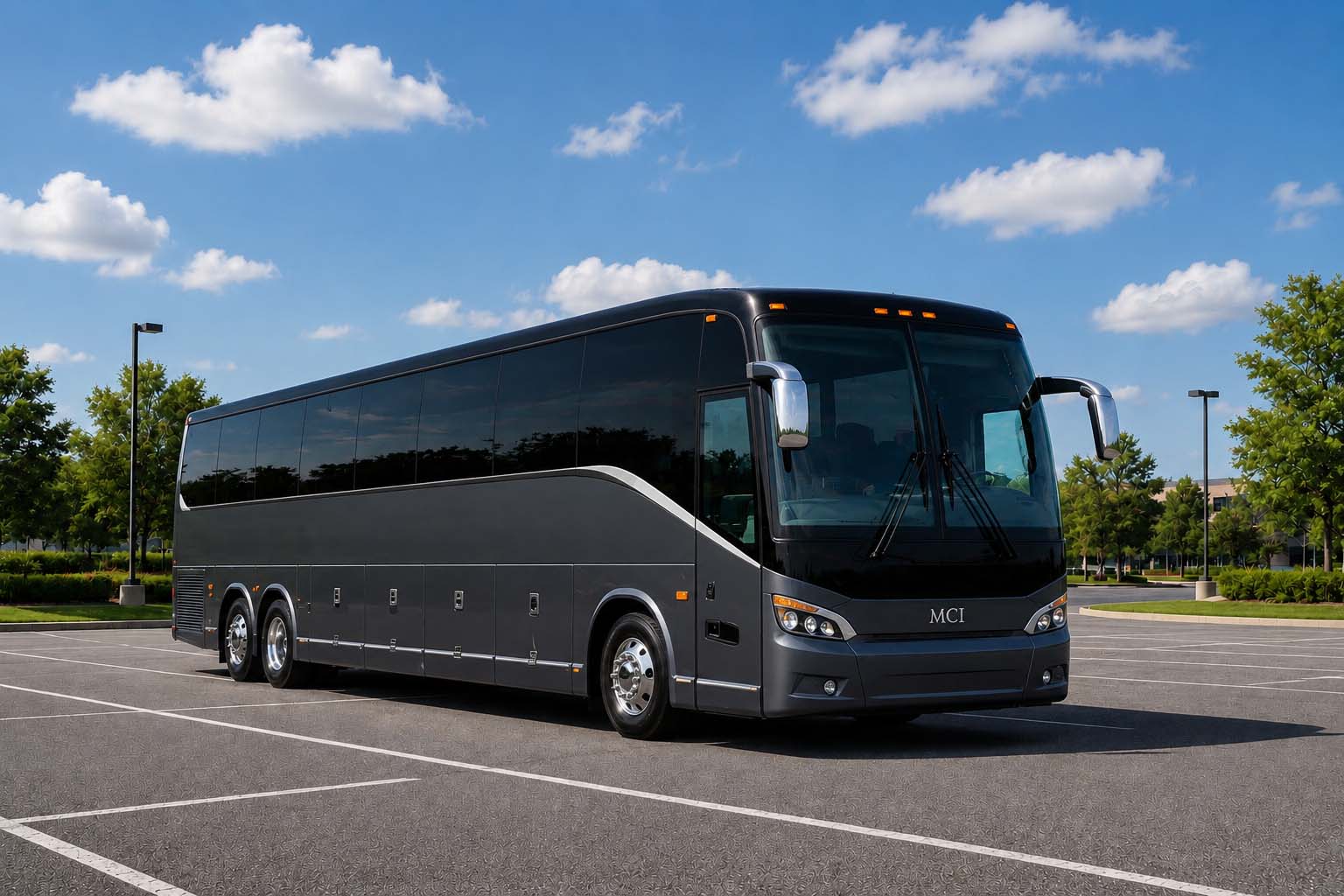 Charter bus rental in Arvada, CO