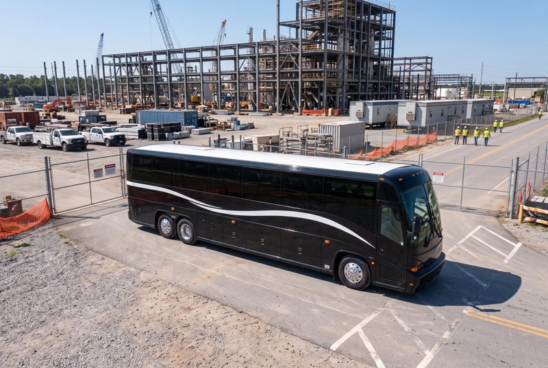Construction Site Shuttle Bus Rentals in Arvada, CO